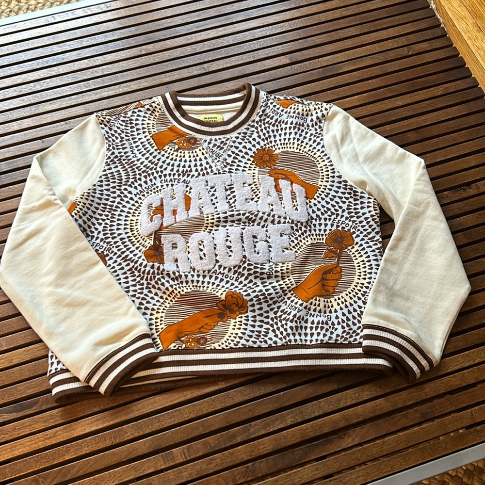 Maison Chateau Rouge Letterman Sweatshirt